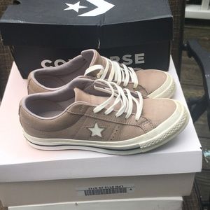 Converse One Star Sneakers- Grey